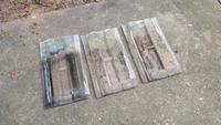 3x Ziegel Glas Dach Eckig 38 x 22 cm DDR alt retro Annaburg - Prettin Vorschau