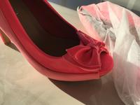 Damen-Pumps Peeptoes leuchtend rosa/pink Gr. 41 Niedersachsen - Stadland Vorschau