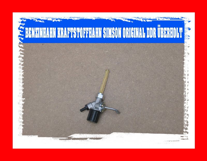 Benzinhahn mit Wassersack Kraftstoffhahn Original EHR für Simson