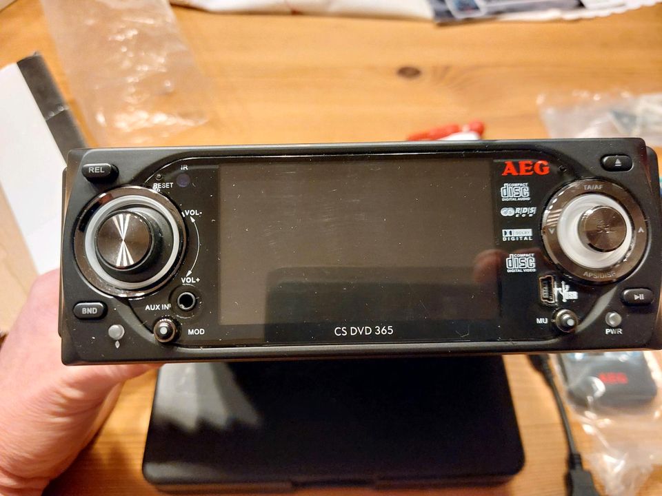 AEG Autoradio, DVD/VCD/CD/MP3/WMA,mit Fernbedienung, CS DVD 365 in Schiffweiler