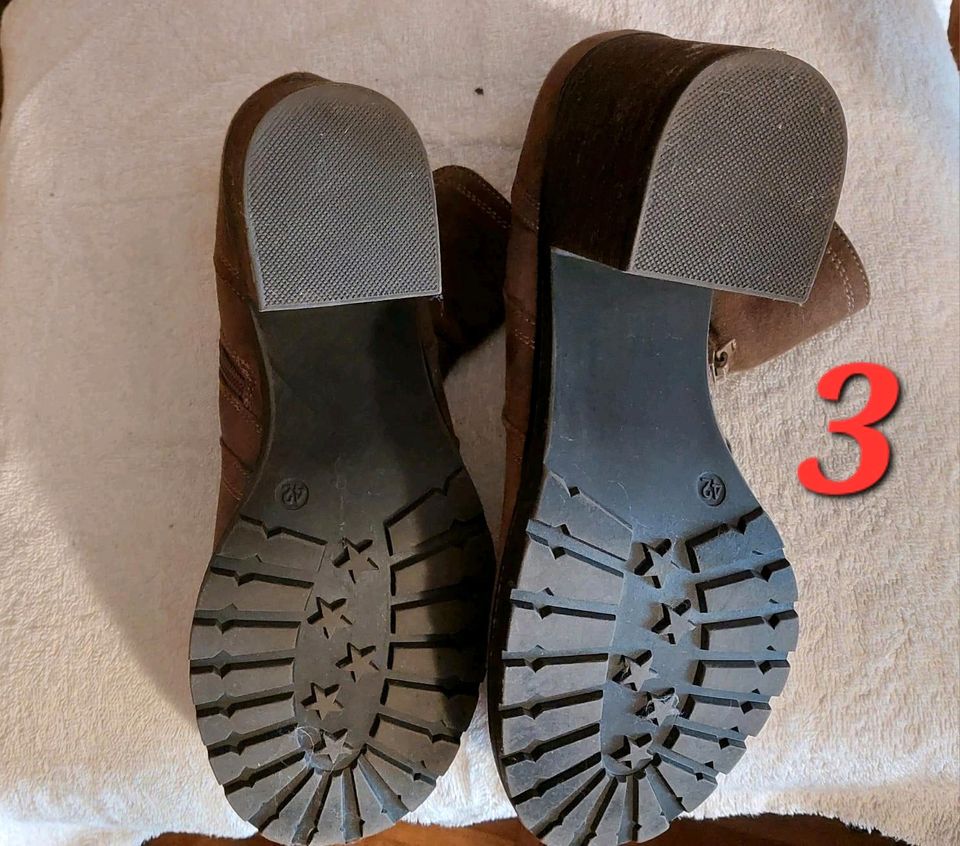 Stiefeletten Damen ✳️echt LEDER✳️ Schuhe/Stiefel in Würselen