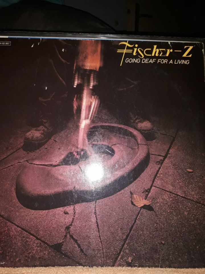 Vinyl LP Fischer-Z 'going deaf for a living' in Berlin