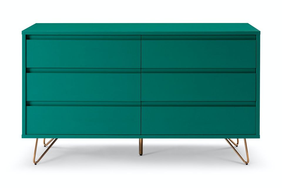 Design Kommode Sideboard Schrank Grün Gold 120 cm in Bremen