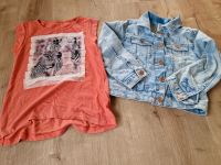 Shirt und Jeansjacke Gr. 116 Niedersachsen - Leer (Ostfriesland) Vorschau