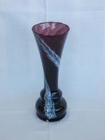 Vase Glasvase dunkelrot in sehr schönem Design Dresden - Prohlis-Nord Vorschau