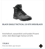 Arbeitsschuhe (Haix, Black Eagle Tactical 2.0 Sachsen-Anhalt - Quedlinburg Vorschau