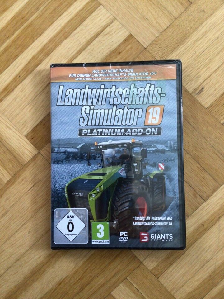 PC Spiel, Landwirtschafts Simulator 19, Platinum ADD-ON, neu, OVP in Bad Saulgau