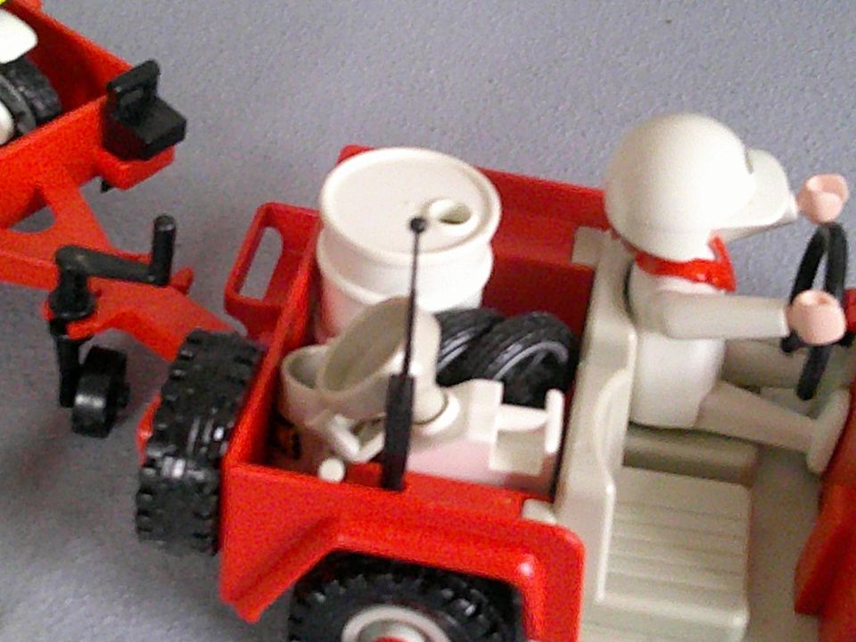 Playmobil Motorrad Geländewagen Nr. 3478 mit Zubehör gebraucht in Erding