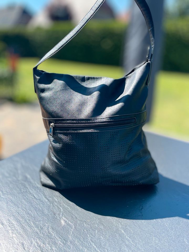 Sommertasche Esprit schwarz Beuteltasche schwarz in Hoppegarten