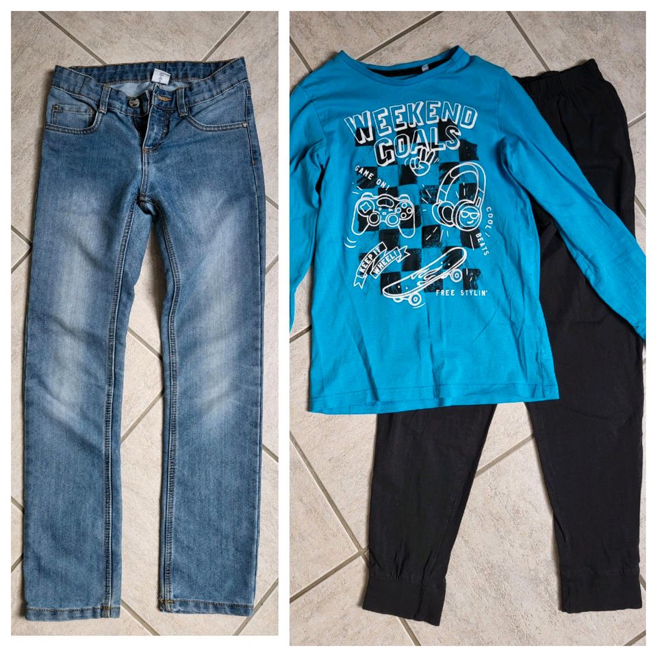 Jeans, Schlafanzug, Größe 152, Junge in Wittingen