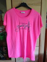 Aufallend top Blusen-Shirt in Neonpink in Größe L (46/48!) Hessen - Bruchköbel Vorschau