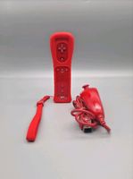Nintendo Wii Motion Plus Controller mit Nunchuck Rot Nordrhein-Westfalen - Rhede Vorschau