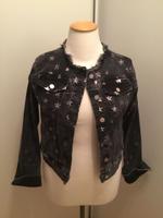 Edle schwarze Jeansjacke silberne Sterne RICH & ROYAL L neu Niedersachsen - Melle Vorschau