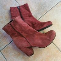 Damen Stiefel rot Wildleder Bayern - Scheßlitz Vorschau