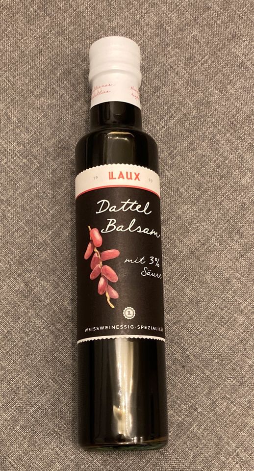 Laux Dattel Balsam - Weißweinessig-Spezialität/Balsamico, nur 3% in München