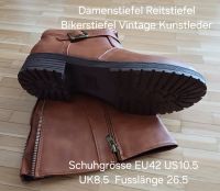 Reitstiefel  Bikerstiefel Vintage Gr. 42 - ungetragen- Baden-Württemberg - Pforzheim Vorschau