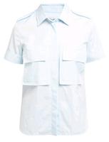 Max Mara Bluse Top blau Shirt Hemd Damen 36 S Hessen - Petersberg Vorschau