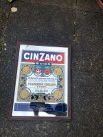 Vintage Cinzano Bianco Spiegel Glas Bild Nordrhein-Westfalen - Herne Vorschau