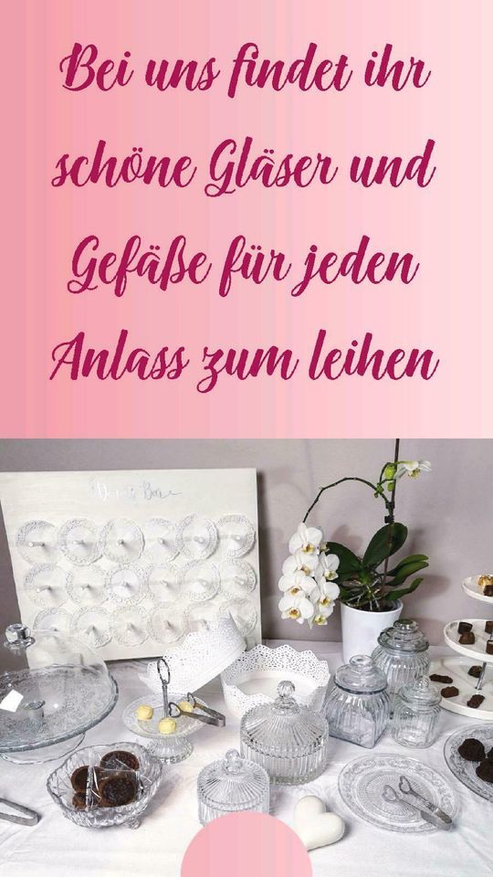 Deko für Verlobung Hochzeit Taufe Geburtstag Konfirmation Feier in Keltern