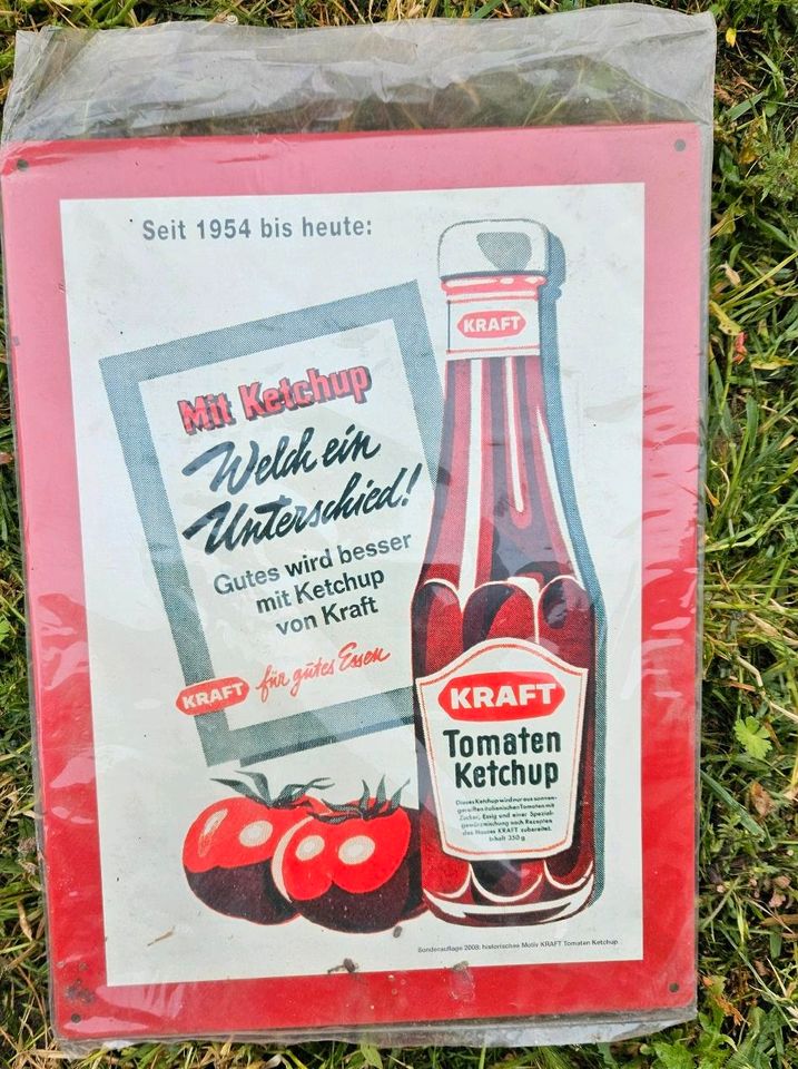 Reklameschild Kraft Ketchup in Alsleben (Saale)