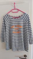 Langarmshirt Sweetjacke  Neu Blau/Weiß Gestreift Gr.42 Cecil Hessen - Taunusstein Vorschau