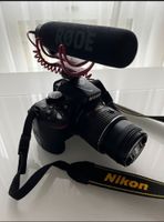 Kamera  Nikon D5200 mit Rode Mikrofon Nordrhein-Westfalen - Gummersbach Vorschau