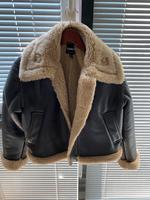 Only Lederjacke mit Fellfutter von innen Berlin - Tempelhof Vorschau