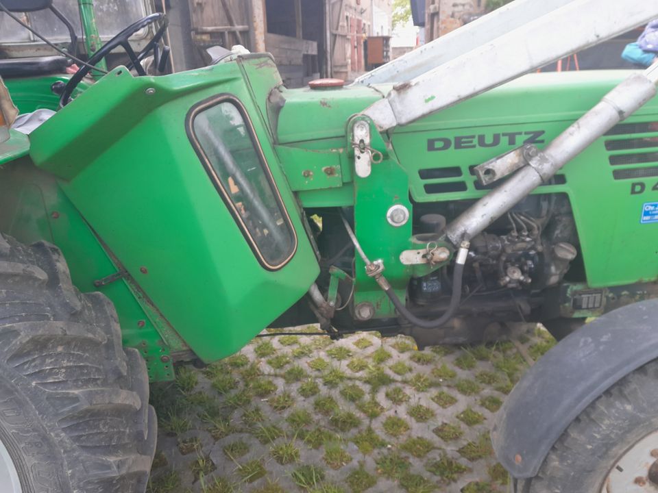 Traktor Frontlader Deutz 4506 Schlepper Bulldog in Beucha
