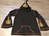 Damen Sweatjacke Jacke Gr L / 40 Schwarz Schädel mit Kapuze Niedersachsen - Edewecht Vorschau