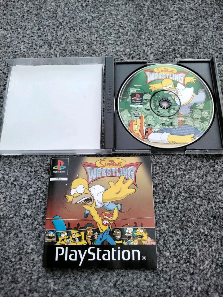 Simpsons Wrestling, PS1, Playstation, PSX in Berlin