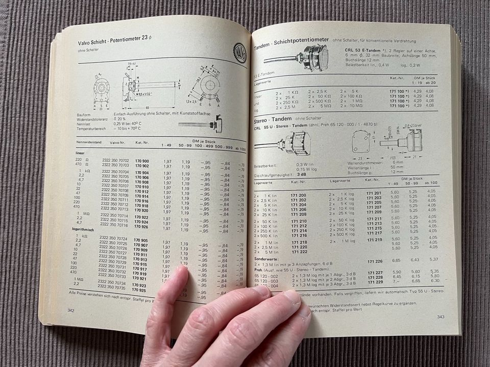 Buch MÜTRON Elektronik-Bauelemente Katalog '73 H in Bremen