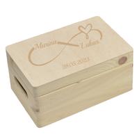 Personalisierte Holzbox zur Hochzeit - Hochzeitsgeschenk Geschenk Nordrhein-Westfalen - Heiden Vorschau