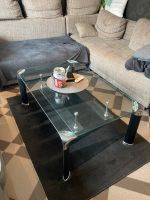 Wohnzimmer Couch Tisch Glas Schwarz Silber Hessen - Hanau Vorschau