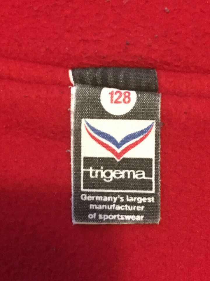 Fleece Pullover - Rot - von TRIGEMA - Gr. 128 in Berlin