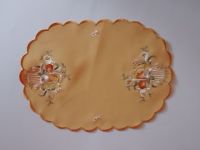 Tischläufer 5011 Ostern 29,5 x 21 cm oval orange mit Stickerei Brandenburg - Schwedt (Oder) Vorschau