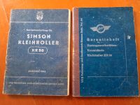 Simson S50 KR50 Hefte Garantieheft Betriebsanleitung Schaltplan Sachsen - Königsbrück Vorschau