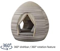 Liegeinsel Egg Daybed Harkers Island Wash Duo 24 mit Vorhängen Schleswig-Holstein - Heiligenstedten Vorschau