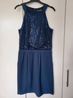 Esprit Kleid blau Pailletten Neckholder 32 XXS Party Cocktail Nordrhein-Westfalen - Goch Vorschau