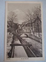 alte Postkarte AK Goslar An der Abzucht Fluss Brücke gel 1931 Niedersachsen - Goslar Vorschau