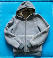 PRADA - Lammfell Kapuzenjacke, Größe 50, grau, Neupreis 3.500 € Hessen - Wiesbaden Vorschau