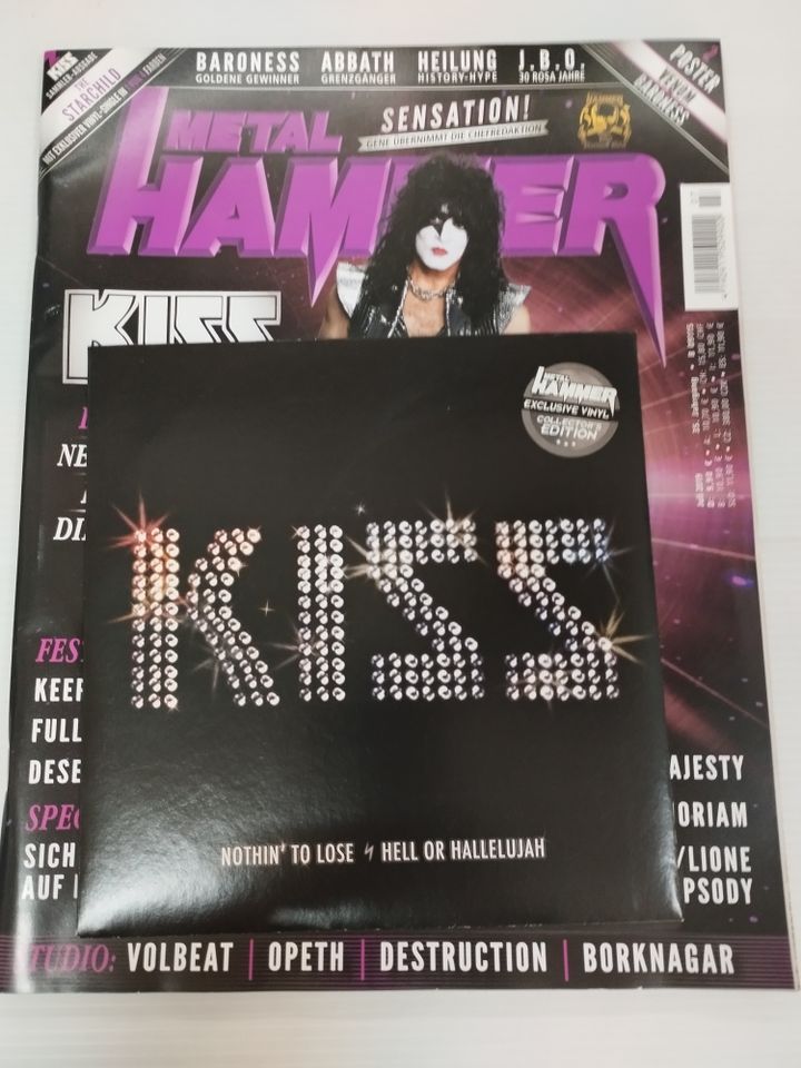 4Metal Hammer Sonderheft von Kiss mit Schallplatte in Berlin