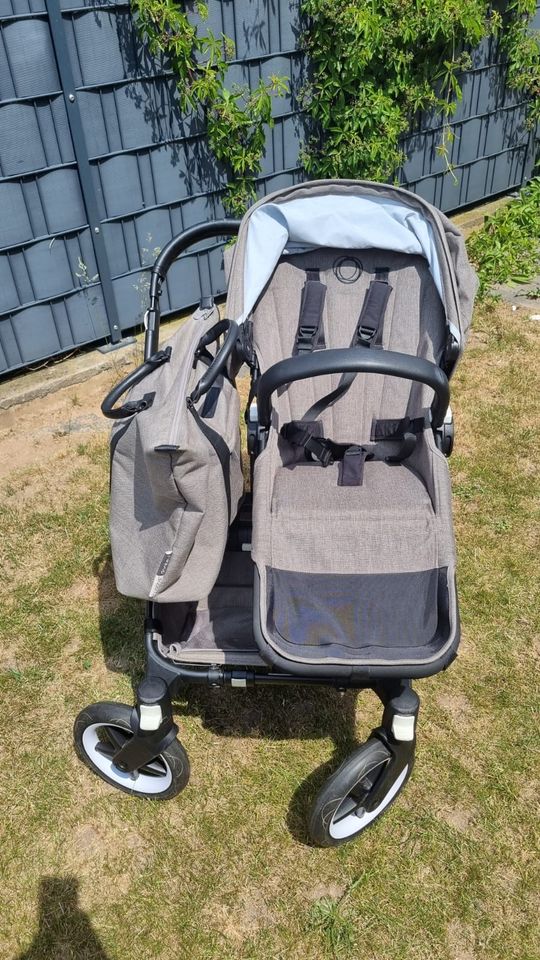 Geschwisterwagen Bugaboo Donkey 2 Duo in Sonderfarbe Taupe in Großostheim