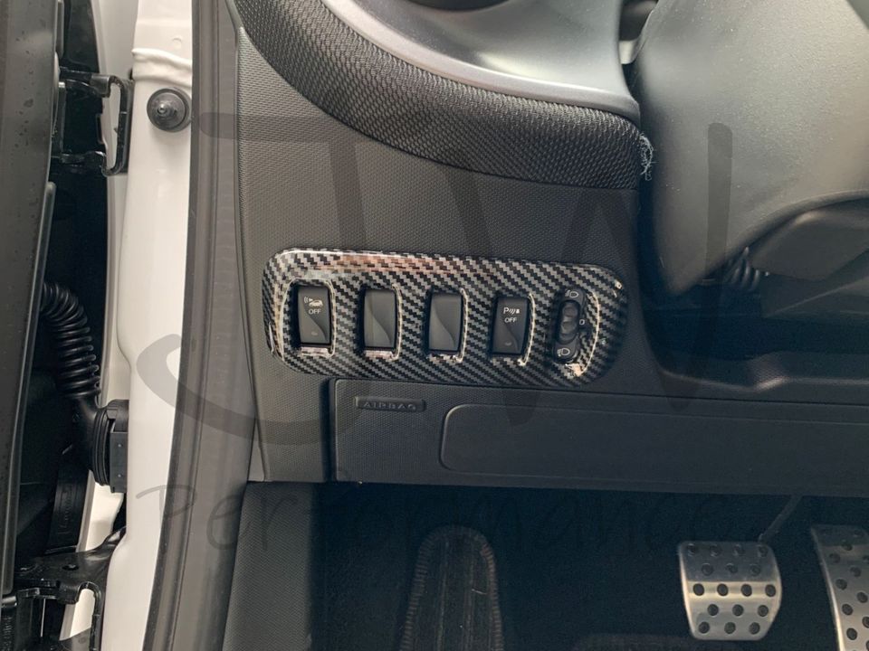 Carbon look Schalterabdeckung für Smart 453 fortwo EQ ED 0,9 1.0 in Montabaur