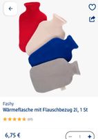 Wärmflasche fashy DM rot 2l Baby Koliken Flauschbezug Leipzig - Sellerhausen-Stünz Vorschau