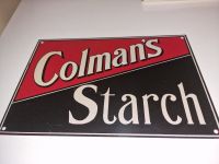 Werbeschild Colman´s Starch -Blechschild / Metallschild 30cmx20cm Nordrhein-Westfalen - Schwerte Vorschau