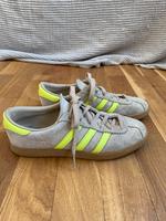 Adidas Sneaker Stadt beige neon-gelb Gr. 40 / US 7 Hessen - Dreieich Vorschau