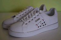 Guess - Schuhe - Sneakers - Damen - weiß silber - Größe 40 Hessen - Groß-Gerau Vorschau