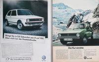 VW Golf 1 Reklame Berichte GTI L LS GL LX 1,1 1,5 1,6 VAG Hessen - Hanau Vorschau