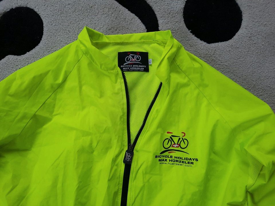 Bicycle Holidays Max Hürzeler Fahrradjacke Jacke Gr.XS/38 gelb in Tamm