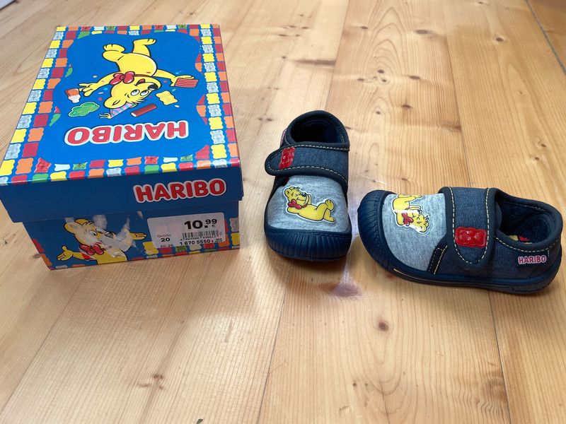 Haribo Hausschuhe Gr. 20, Kleinkind Schuhe in Bad Langensalza